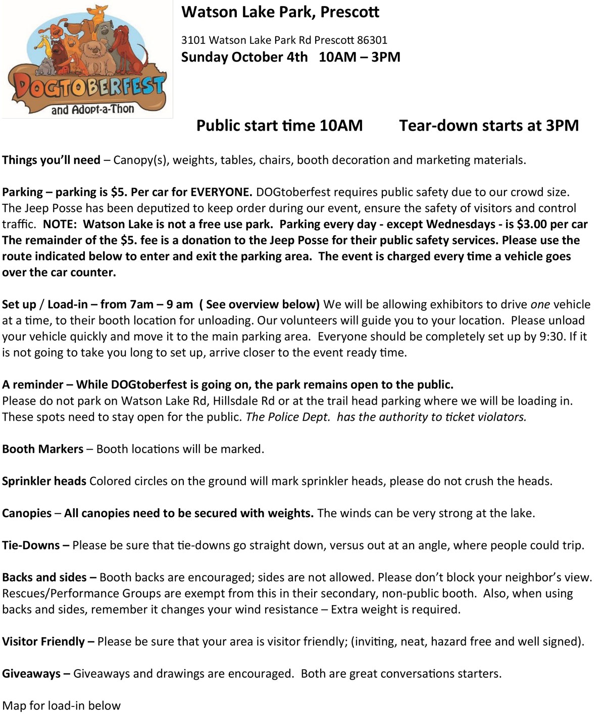 Dogtoberfest 2026 vendor instructions 1