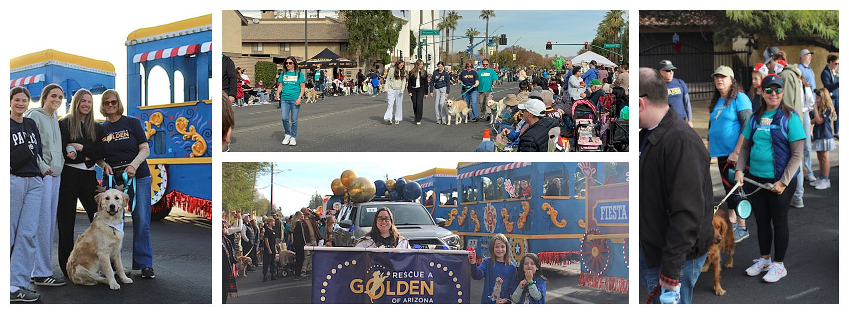 Fiesta Bowl Parade collage from 2024