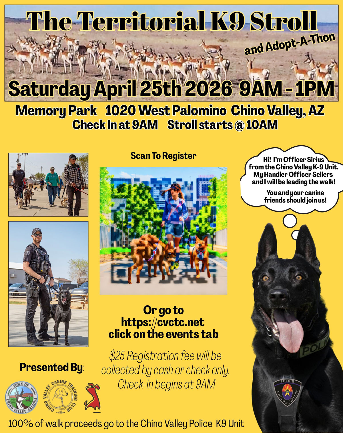 territorial K9 stroll & adopt-a-thon
